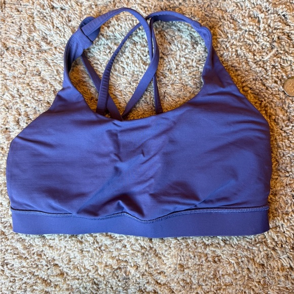 lululemon athletica Tops - Lululemon Athletica Purple energy Sports Bra 6